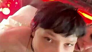 enmarchenoire and madison play submissive interactive game turning into hot group blowjob deepthroat 4some