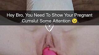 hey girl, neglected pregnant slut cheats hard and takes that creampie snap! 📱💦🤰