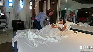 Hot patient Ana Rothbard rides doctor in hospital bed