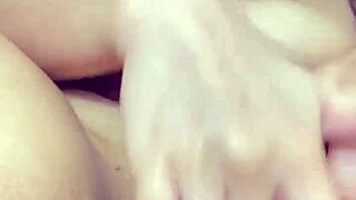 Stepdaughter caught rubbing her pussy hard until explosive orgasm shakes her!