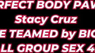 Matt Bird drains balls deep in Stacy Cruz with juicy threesome cowgirl and creampie swap