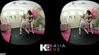 sorority girls bully each other with wedgies and mean face sitting in vr pov