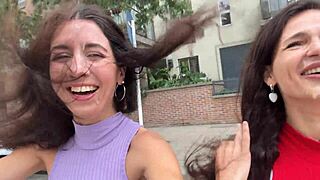 hey those two neighbors begged me to cum on their faces then strolled outside with it dripping