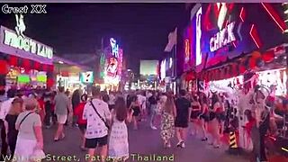 walking pattaya halloween street sexy thai dancers in costumes private gogo bar fun 🎃🍑
