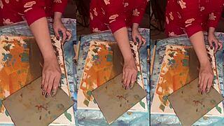 watch those big glasses fog up in misty asmr nail art