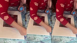 watch those big glasses fog up in misty asmr nail art