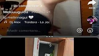 jerking off hard with sexy argentinian meluuuguida