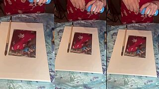 watch those big glasses fog up in misty asmr nail art