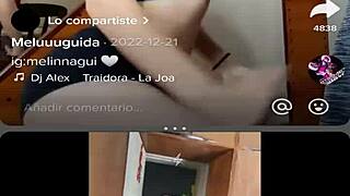 jerking off hard with sexy argentinian meluuuguida