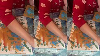 watch those big glasses fog up in misty asmr nail art