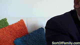perfect stepmom and sweet teen 18+ get fucked hard in wild threesome!