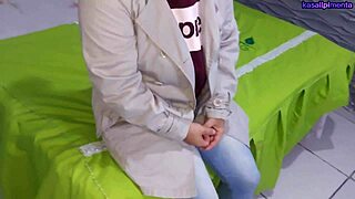 Wife cheats on street takes young cock deep in ass cuckold style