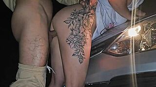 brazilian brunette swingers pick up cute latina teens car ride turns dirty ffm fuck