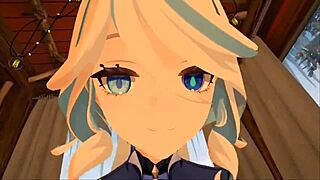 yukoshvr furina rides and dominates goth girl hard 😈🔥