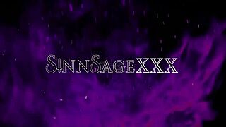 sinn sage's cougar pussy drilled by dildo while clit vibes hard