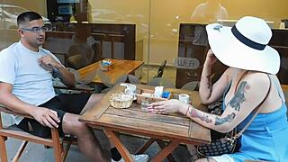 Spotted him at bar brought him home for intense anal fisting creampie ass to mouth and wild orgasms