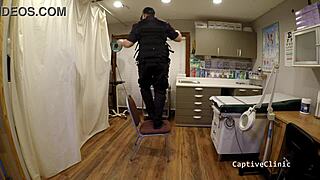 to SERVE & DISRESPECT nurse donna leigh spreads her shaved redhead pussy for patient humiliation