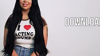 Aussie teen Holly Day relaxes intensely after her casting interview chat