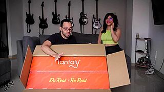 we tried a wild threesome with the tantaly fuck doll bent over for creampie review