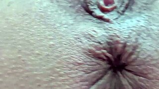 Lettywild's Juicy Shaved Pussy and Anus Spread Wide Close Up
