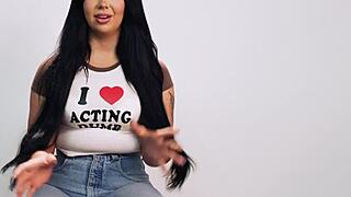 Aussie teen Holly Day relaxes intensely after her casting interview chat