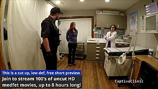 to SERVE & DISRESPECT nurse donna leigh spreads her shaved redhead pussy for patient humiliation