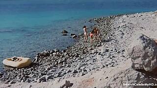 Lily Avidan and Tzila Karney Deliver Blowjob and Handjob as American Hippie in Israel 1972