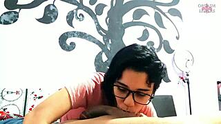 la excitante carahoneyy sucks me off so good i cum three times straight and she swallows every drop