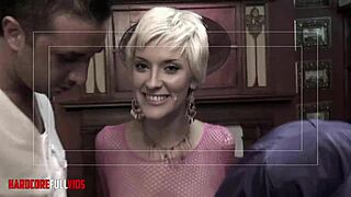 Slut Holes Stuffed in Double Anal to Mouth with Facial Cumshots