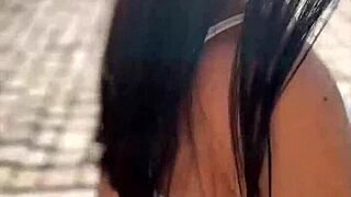 Brunette Cara Mella Deepthroats Monster Cock Rides to Juicy German Cumshot