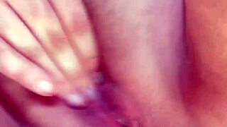 i get so turned on when you watch me rub my big clit till i squirt all wet for you