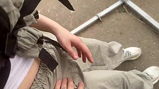 i spotted a girl i know at the bus stop and ate her pussy