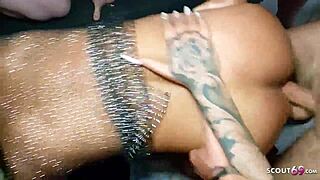 Ashley's bbw creampie gangbang with asian swap!