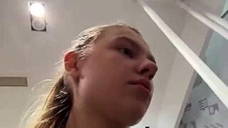 Crazy public fuck with big tit blonde!!