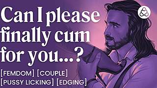 she trains you to cum only when she says during her teasing pussy worship roleplay