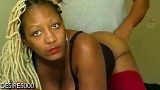 husband fucks curvy ebony wife doggystyle deepthroat rough outdoor bareback creampie