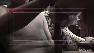 one cock can't satisfy blonde katie so she takes double penetration now