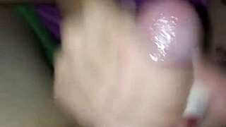 Watch Her Massage My Cock Into Explosive Cumshot Creampie Finish!