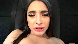 fake taxi babe sara diamonte loves that big french cock pounding her!