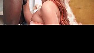 indian slut rides double big black cocks in anal and pussy for total interracial bliss