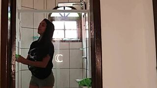 Housemaid Fablazed Bent Over Sucking Boss's Huge Cock in Bedroom