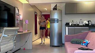 fitness couple arrives home hot and barebacks wildly
