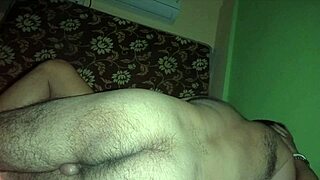 imagine this indian wife moaning as hubby licks her mature pussy during midnight homemade quickie