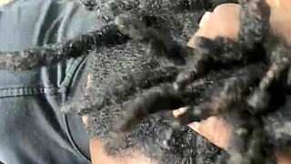 Goth Babe's Pretty Face Drowned In Big Dick Cumshot