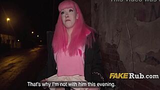 hey check out this pink-haired euro babe getting unlocked and slammed around prague