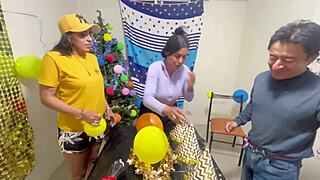 real homemade threesome friends ffm big tits pussy lick monster cock stuffing