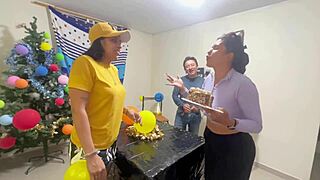 real homemade threesome friends ffm big tits pussy lick monster cock stuffing