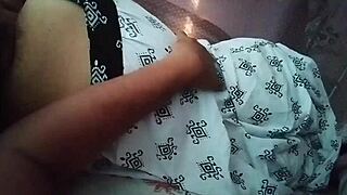 sleeping desi wife mou's huge ass fully exposed while she rests 🍑😴