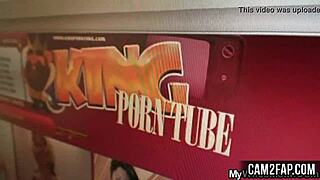 BLONDE GRANNY SUCKS COCK AND TAKES PUSSY POUNDING HARD!