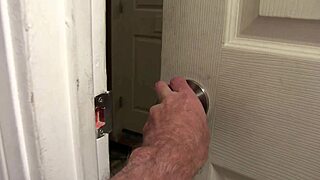 cindy sucks stepdad's cock so good with shaved pussy and small tits lingerie handjob facial 😍💦
